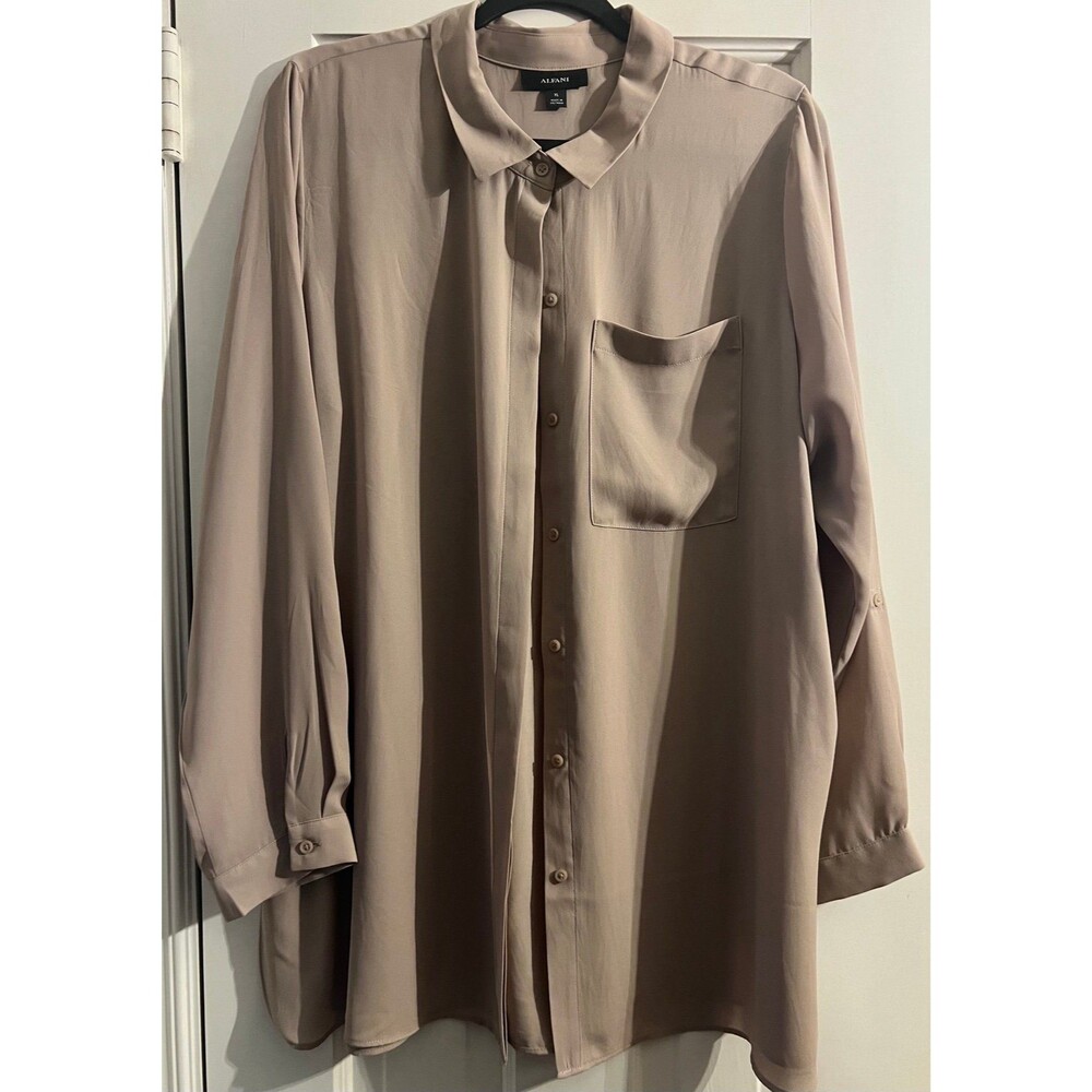 Torrid Beige/Tan Rayon Blouse